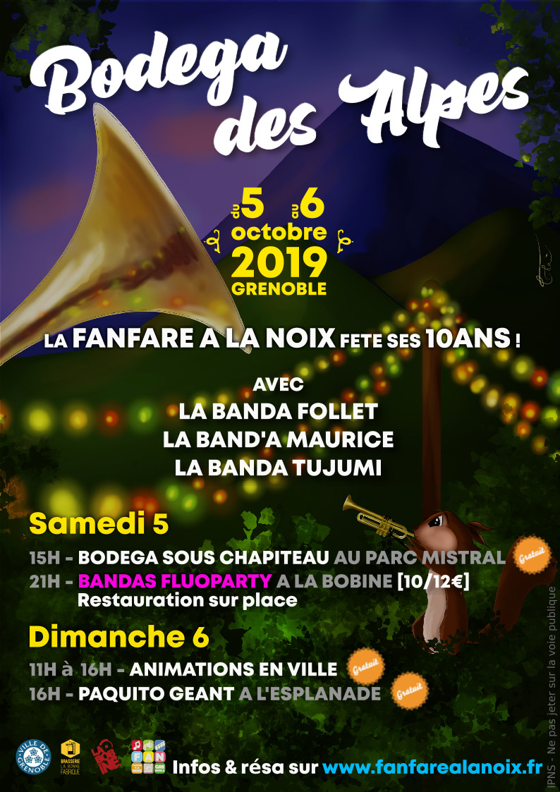 Affiche Bodega des Alpes